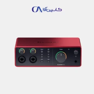 کارت صدای Focusrite Scarlett 4i4 G4 نسل چهارم با ورودی و خروجی‌های گسترده