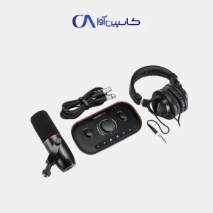 پکیج کامل Focusrite Vocaster Two Studio مخصوص پادکست و تولید محتوا