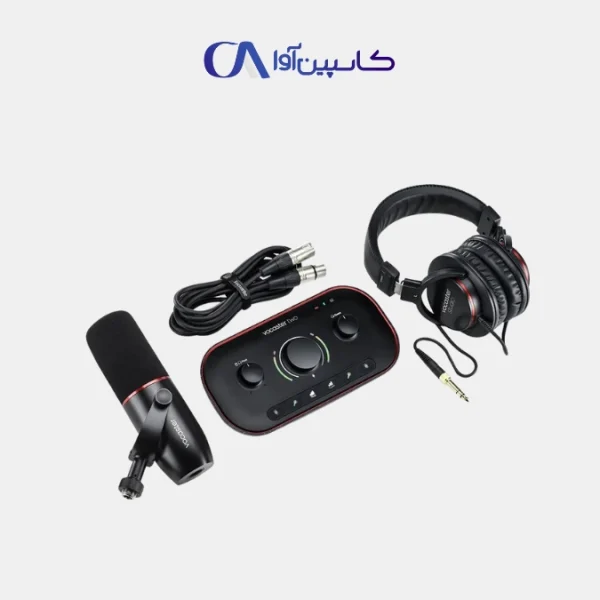 پکیج کامل Focusrite Vocaster Two Studio مخصوص پادکست و تولید محتوا