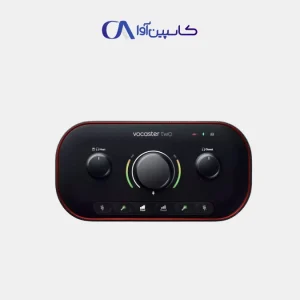 کارت صدا Focusrite Vocaster Two مخصوص ضبط پادکست و تولید محتوا