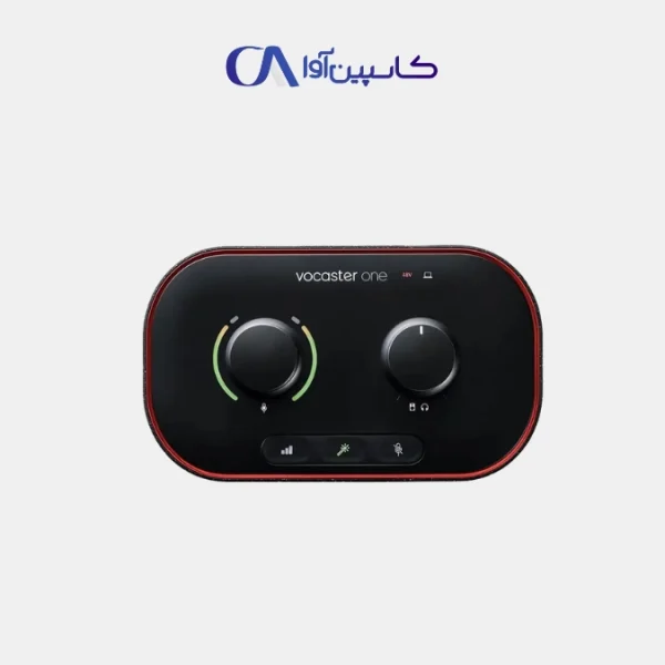 کارت صدای Focusrite Vocaster One مخصوص پادکست و استریم با طراحی مدرن