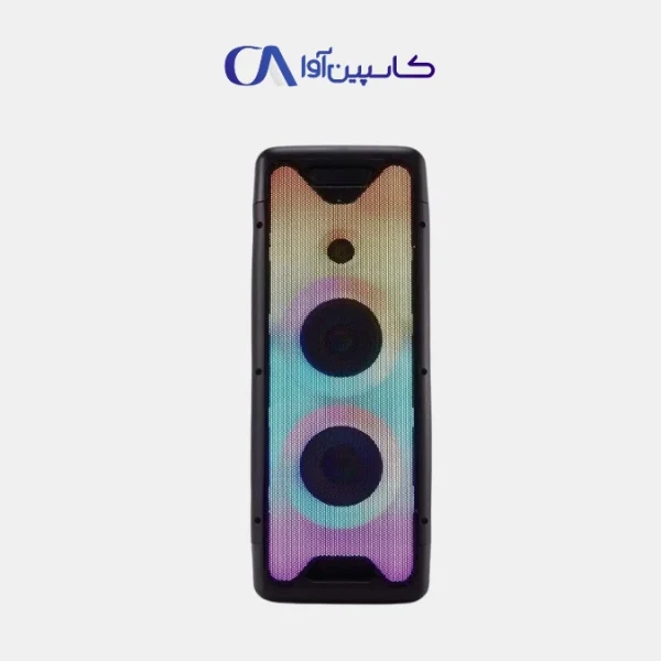 اسپیکر Gemini GLS-550 با دسته تلسکوپی، چرخ و نورپردازی رنگی LED