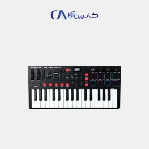 میدی کنترلر M-Audio Oxygen Pro Mini با طراحی جمع‌وجور و امکانات حرفه‌ای
