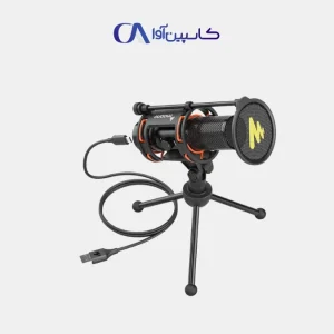 میکروفون Maono PM471TS روی پایه رومیزی