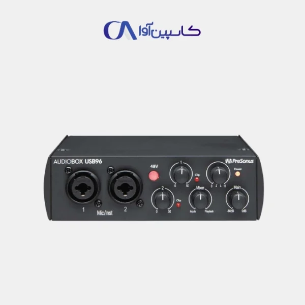 کارت صدا Presonus AudioBox 96 USB نسخه ۲۵ سالگی مشکی رنگ