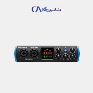کارت صدا Presonus Studio 24C با دو ورودی و طراحی فلزی حرفه‌ای