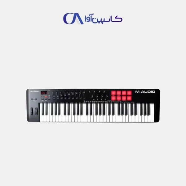 میدی کنترلر حرفه‌ای M-Audio Oxygen 61 MKV – مدل 61 کلید با امکانات کامل برای آهنگ‌سازی