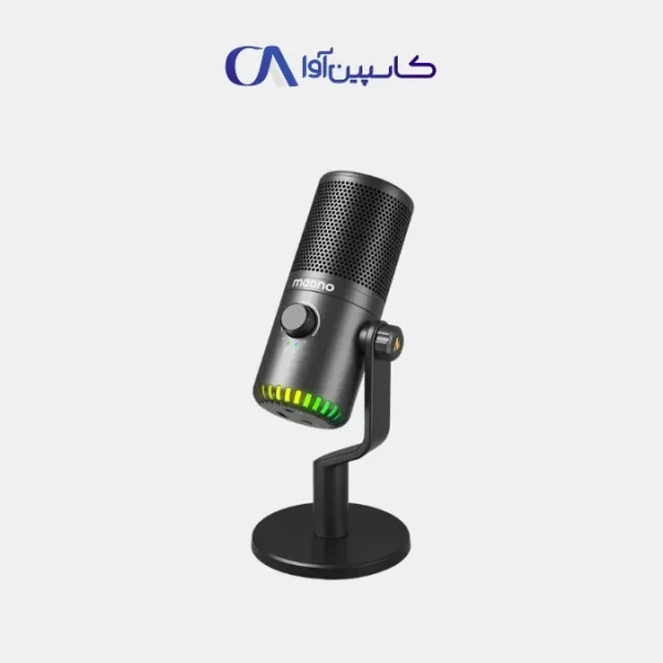 میکروفون Maono DM30 Black با پایه رومیزی