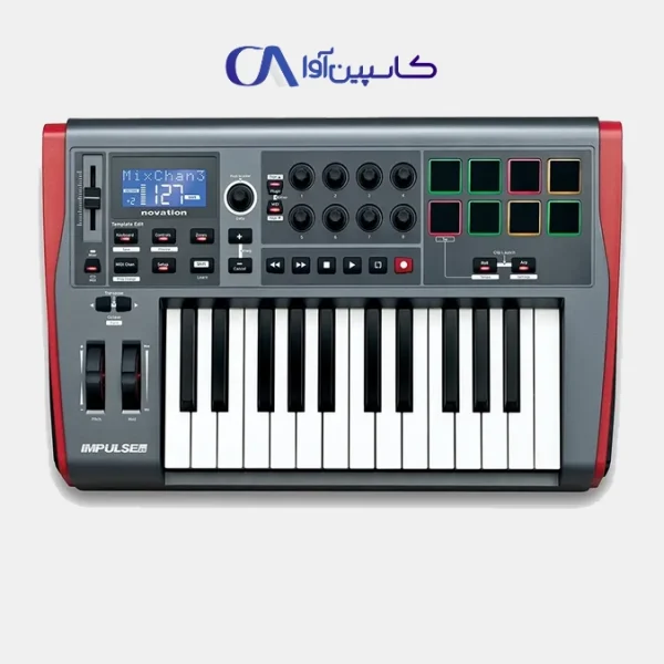 میدی کنترلر نویشن Novation Impulse 25 - تصویر 1