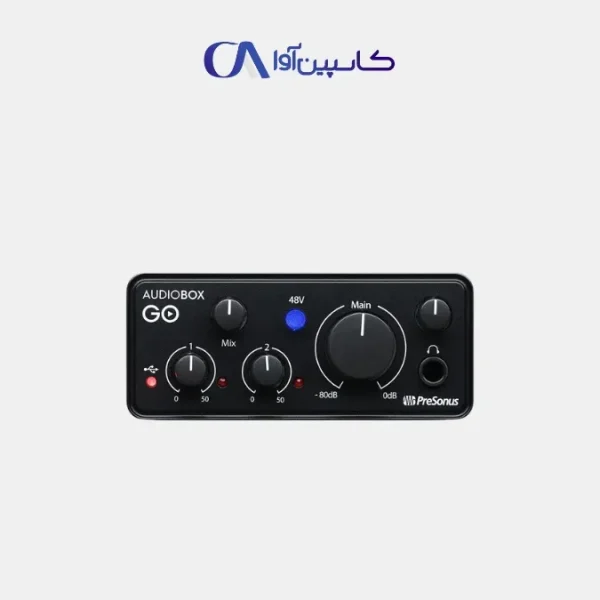 کارت صدای Presonus AudioBox GO با طراحی جمع‌وجور و پورت USB-C