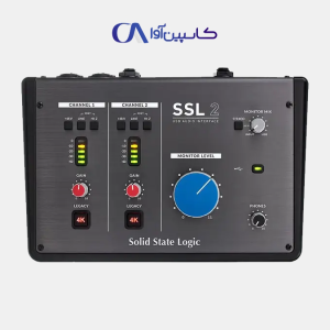 کارت صدا Solid State Logic SSL 2 با پری‌امپ حرفه‌ای و طراحی مستحکم