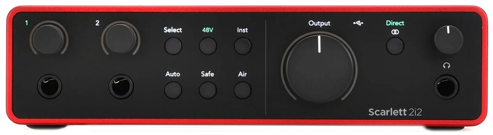 کارت-صدایی-با-کیفیت-استودیویی-Focusrite-Scarlett-2i2-G4