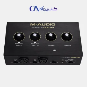 کارت صدا M-Audio M-Track Duo HD با دو ورودی ترکیبی و اتصال USB-C