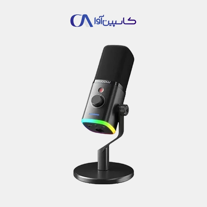maono-pd100x-1 میکروفون داینامیک Maono PD100X با اتصال USB و XLR و نورپردازی RGB